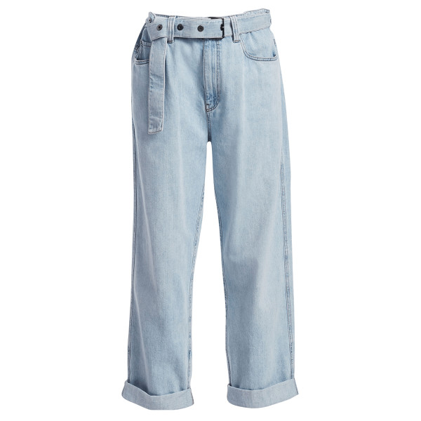 Brunello cucinelli grommet belted relaxed fit jeans