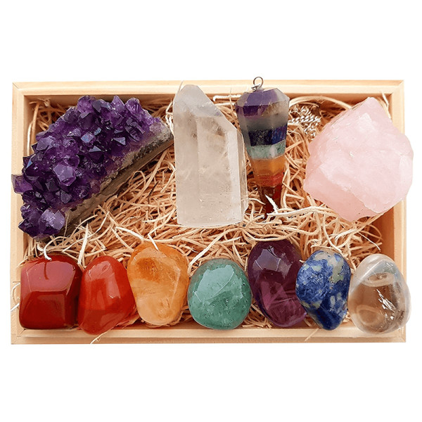 Zatny crystals premium healing crystals gift kit