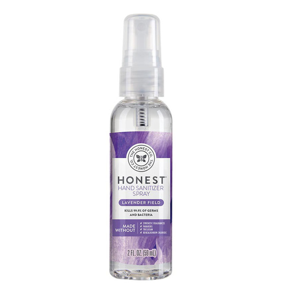Honest hand sanitizer spray dreamy lavender