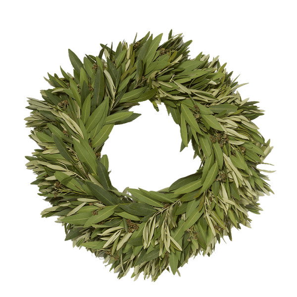 Terrain fresh olive   bay wreath