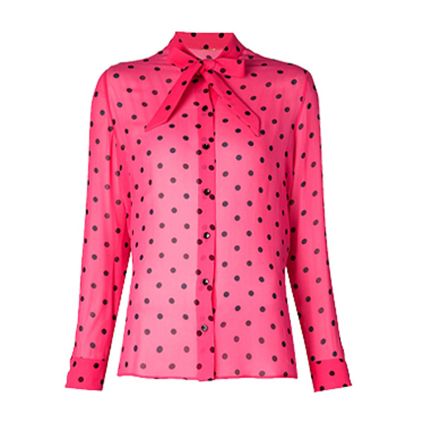 Saint laurent dot shirt hotsell