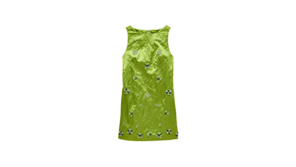 J.Crew Collection Embellished Shift Dress in August Peridot | Story + Rain J.Crew Collection Embellished Shift Dress in August Peridot | Story + Rain