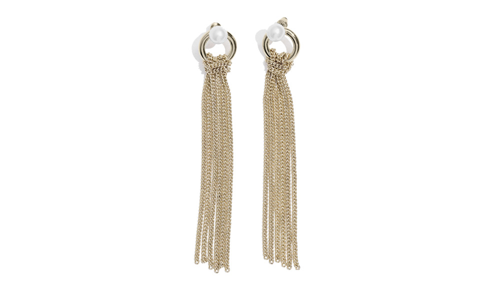 店舗完売★ラス1即納【Anthro】Cha Cha Tassel Drop Earrings Other Stories - Chain Tassel Earrings | Story + Rain