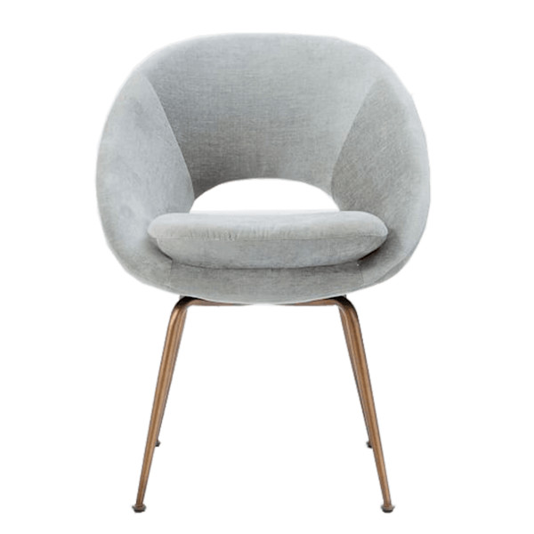 West elm orb velvet dining chair