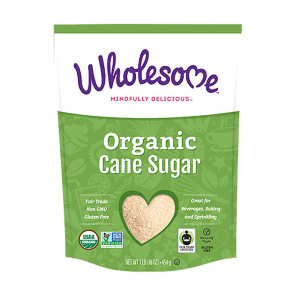 Wholesome organic cane sugar