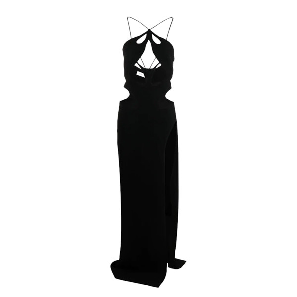 Monot Cut Out Detail Halter Dress | Story + Rain Monot Cut Out Detail Halter Dress | Story + Rain