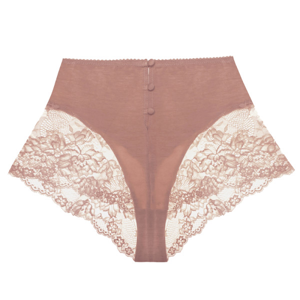 Lonely hollie stretch bamboo and lace briefs