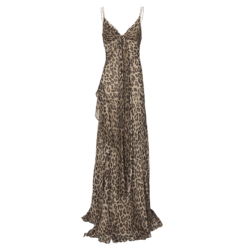 tie front maxi
