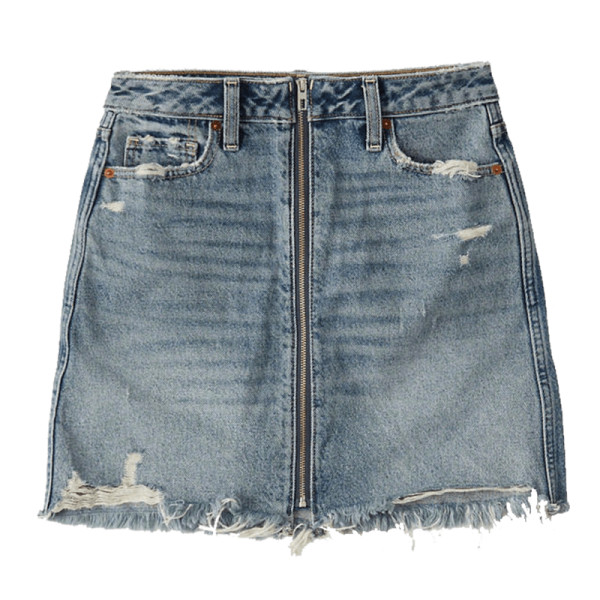 Abercrombie   fitch denim mini skirt