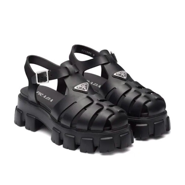 Prada hot sale jelly sandals