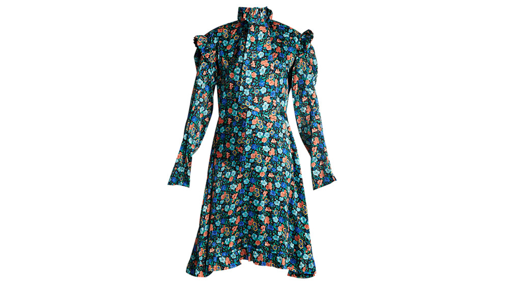 Vetements floral print dress best sale