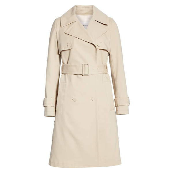 Club Monaco Janney Belted Trench Coat Story Rain