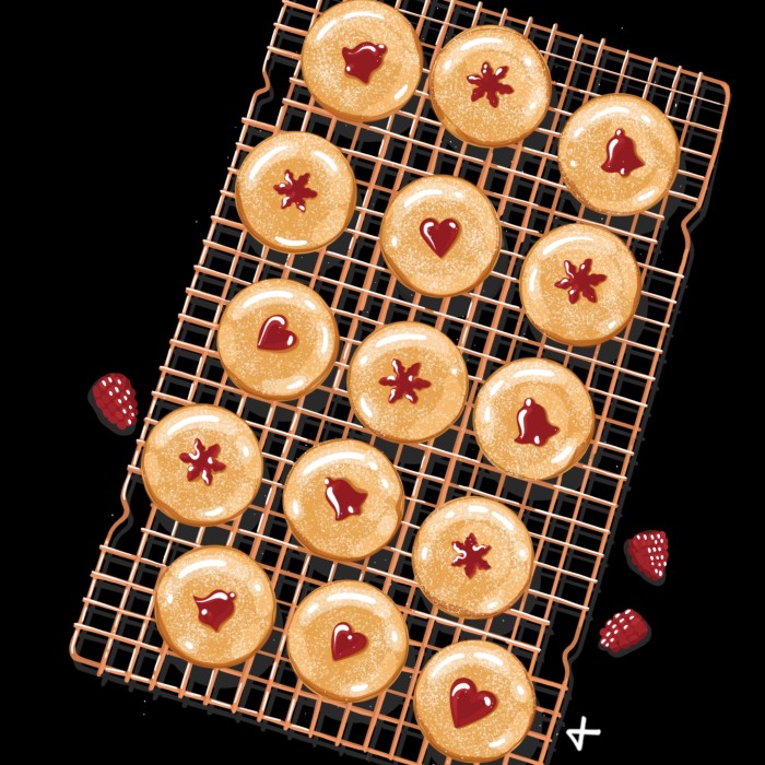 LILY RABE'S LINZER COOKIES