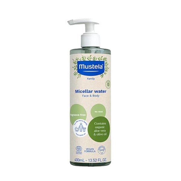 Mustela certified organic micellar cleansing water