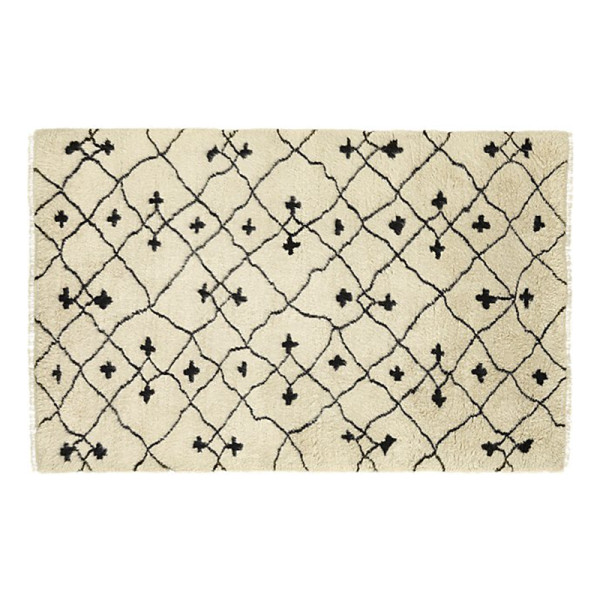 Cb2 communion shag rug 5 x8 