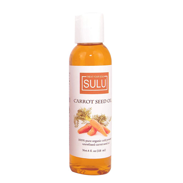 Sulu organics 100  pure organic unrefined cold pressed carrot seed oil 