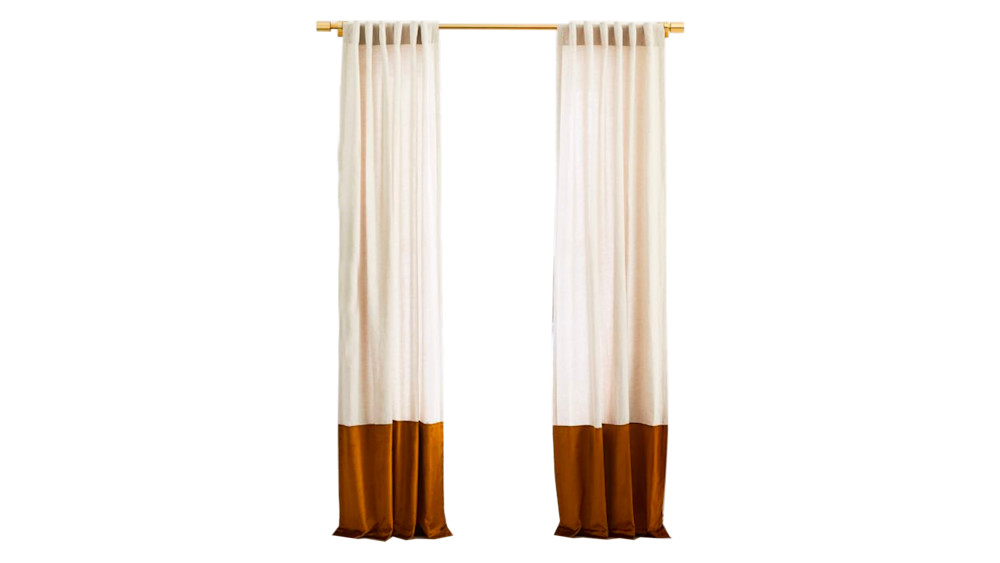 - West Elm European Flax Linen + Luster Velvet Curtain | Story + Rain