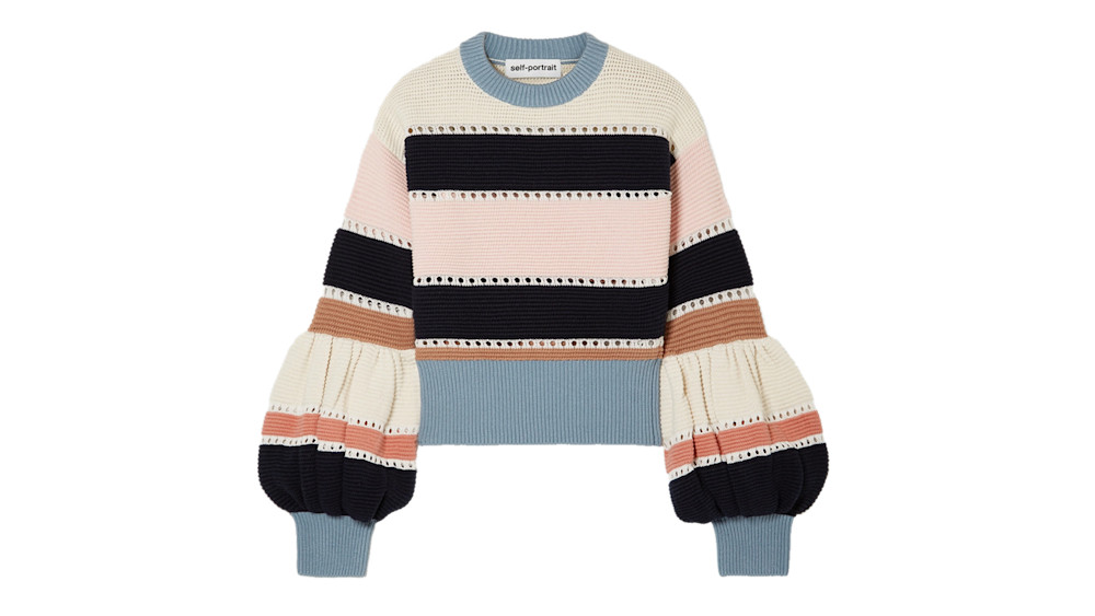 Self portrait 2025 striped sweater