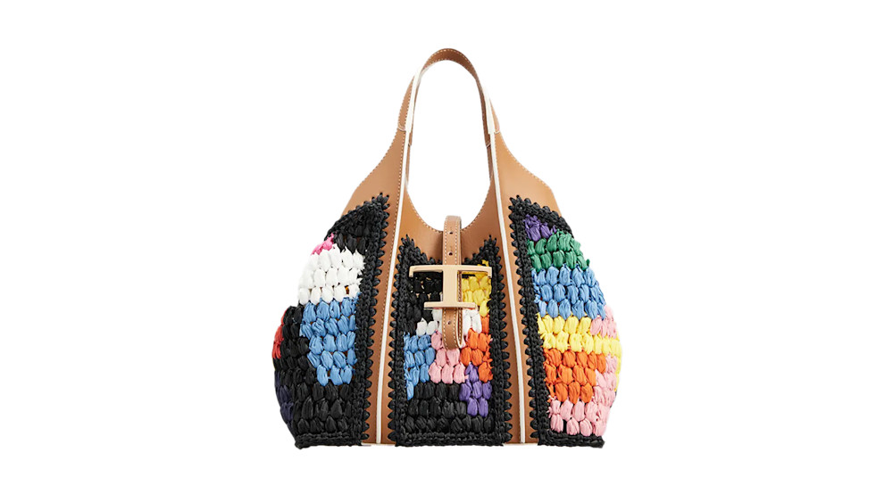 Tod's Mini T Timeless Shopping Bag Story Rain - Main Image