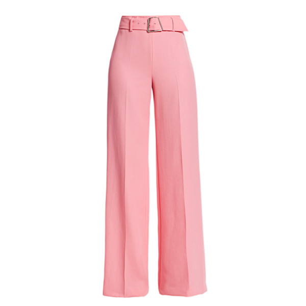 High waist belted wide leg pants best sale
