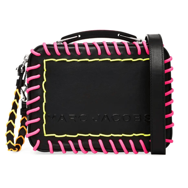 Marc Jacobs Sway Metallic Whipstitch Crossbody Bag