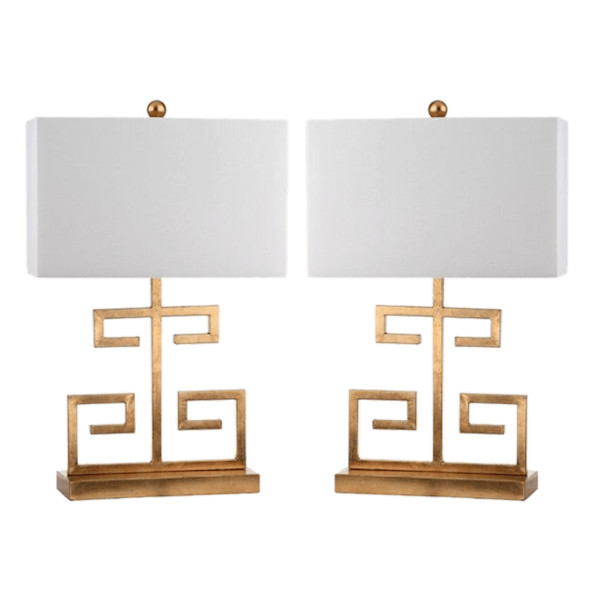 Safavieh greek key table lamp  set of 2