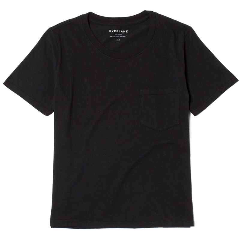 everlane box cut pocket tee