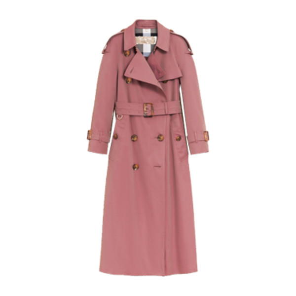 Burberry pink trench coat online