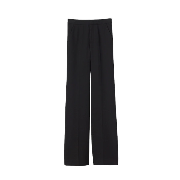 Elie tahari the diana high rise belted pintuck pants