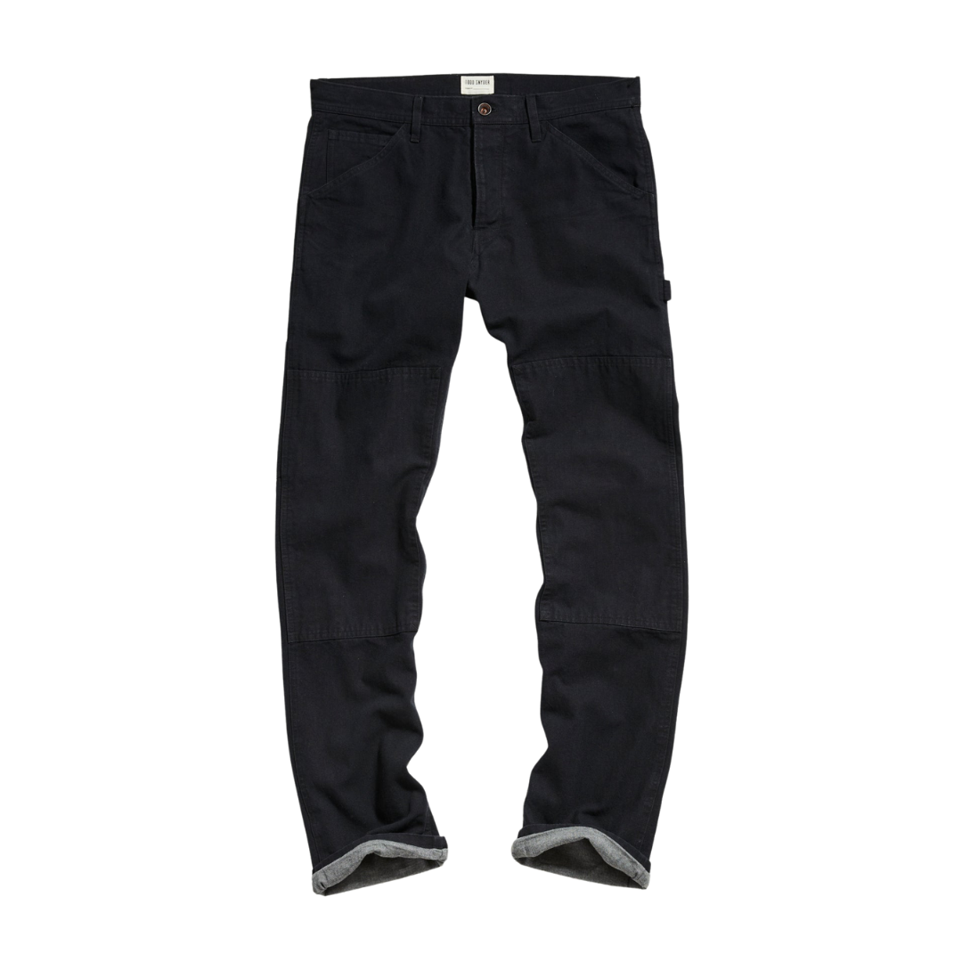 flannel lined canvas pants