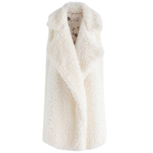 Chic wish winter faerie fluffy vest