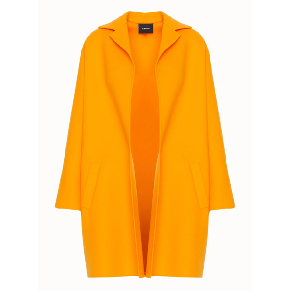 Akris harlow double faced wool   cashmere coat
