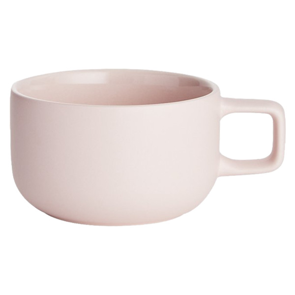 Cb2 major large matte pink mug