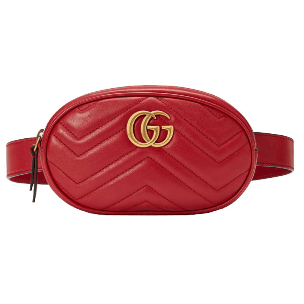 Gucci gg marmont matelasse   leather belt bag