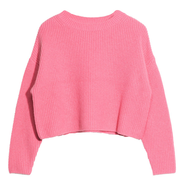   other stories cropped crewneck sweater