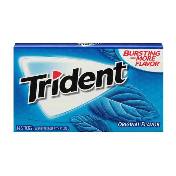 Trident original flavor sugar free gum