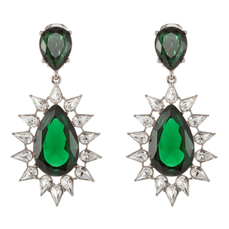 kenneth jay lane crystal drop earrings