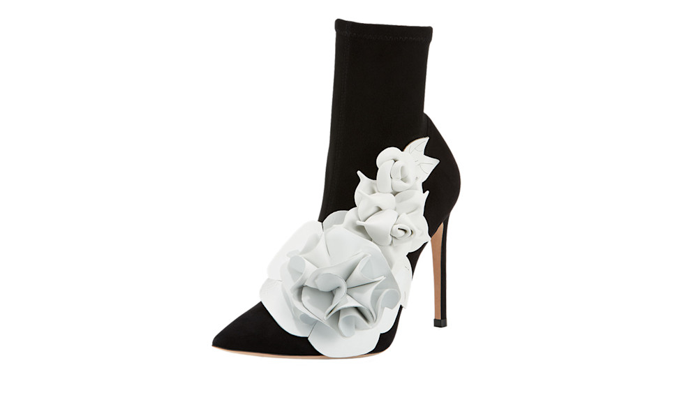 Sophia Webster Lilico Ankle Boot with 3D Flower Story Rain