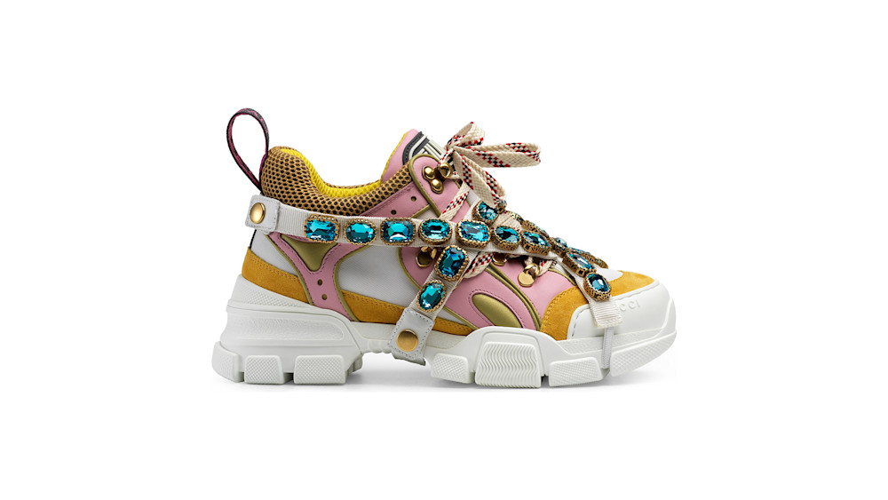 Gucci shoes jewels discount