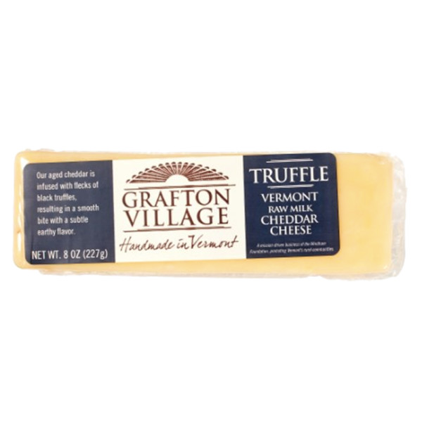 Grafton village truffle cheddar cheese