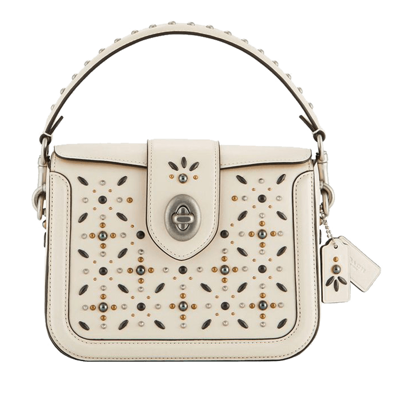 coach crossbody with rivets