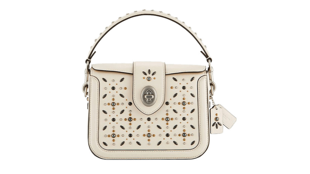 Coach Prairie Rivets Page Crossbody Bag Story Rain