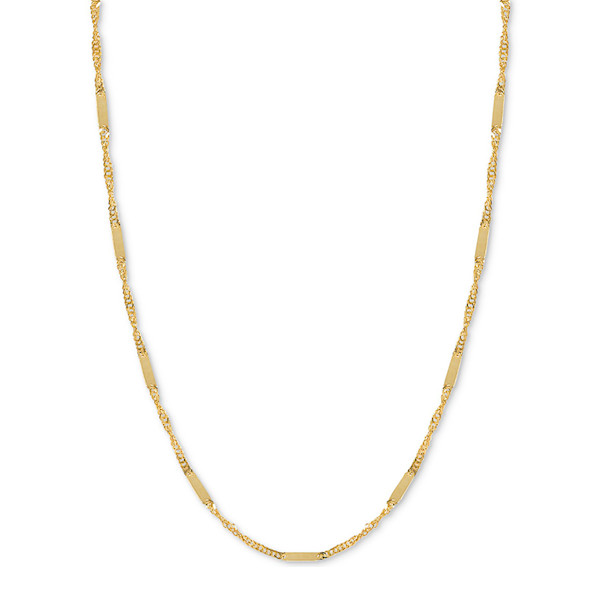 Flat 2025 bar necklace