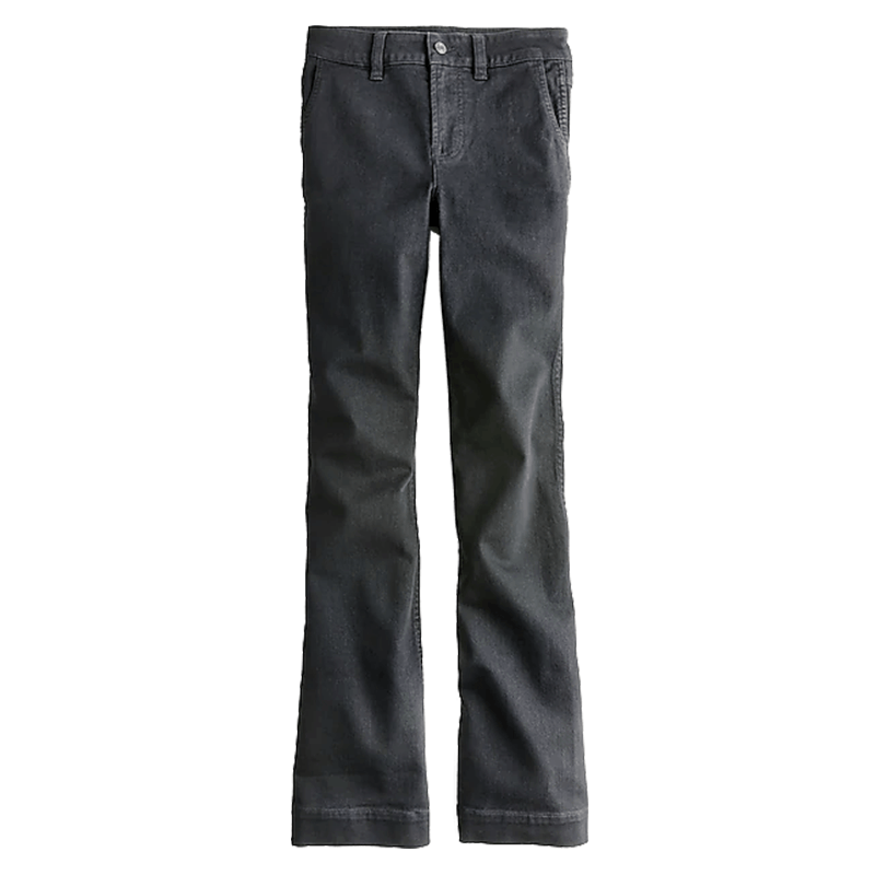 j crew wide leg trouser jean