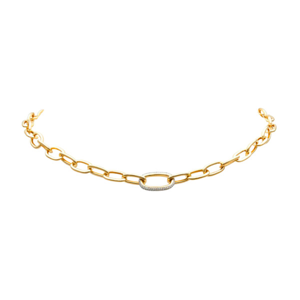 Anne sisteron  janesse chain link necklace
