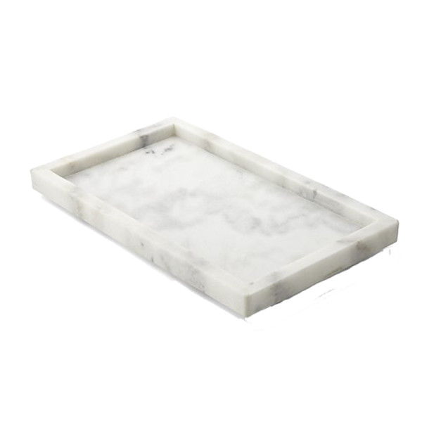 Crate and barrel french kitchen marble rectangle tray