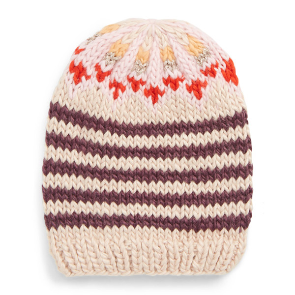 Free people tullamore stripe knit beanie