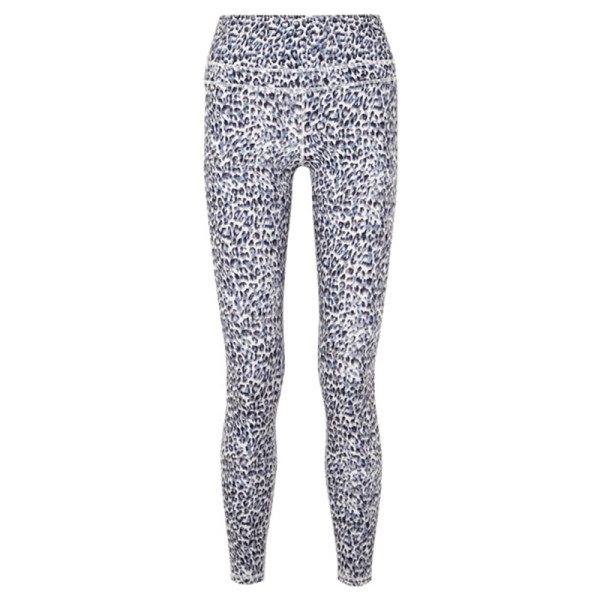 Varley biona leopard print stretch leggings