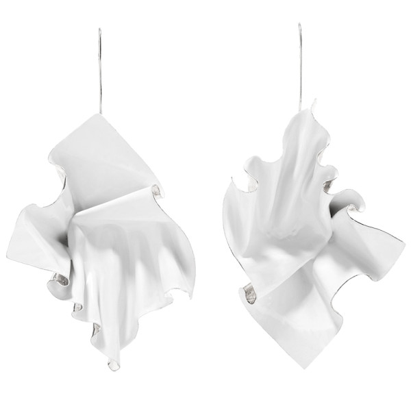 Closer by wwake painted suspended earrings