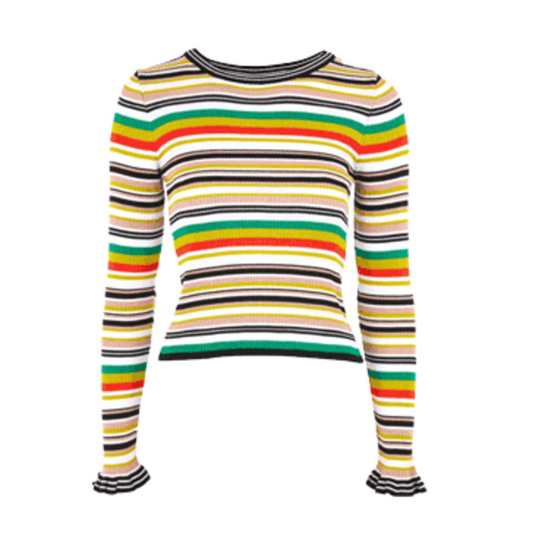 Topshop striped jumper best sale
